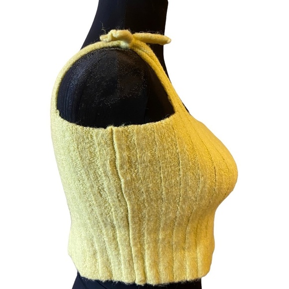 🤍 Hazel Moon Yellow Crop Top Tank XS - Picture 12 of 14